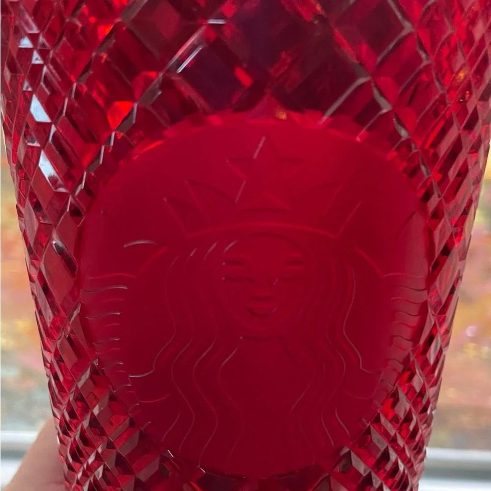 Starbucks vibrant red